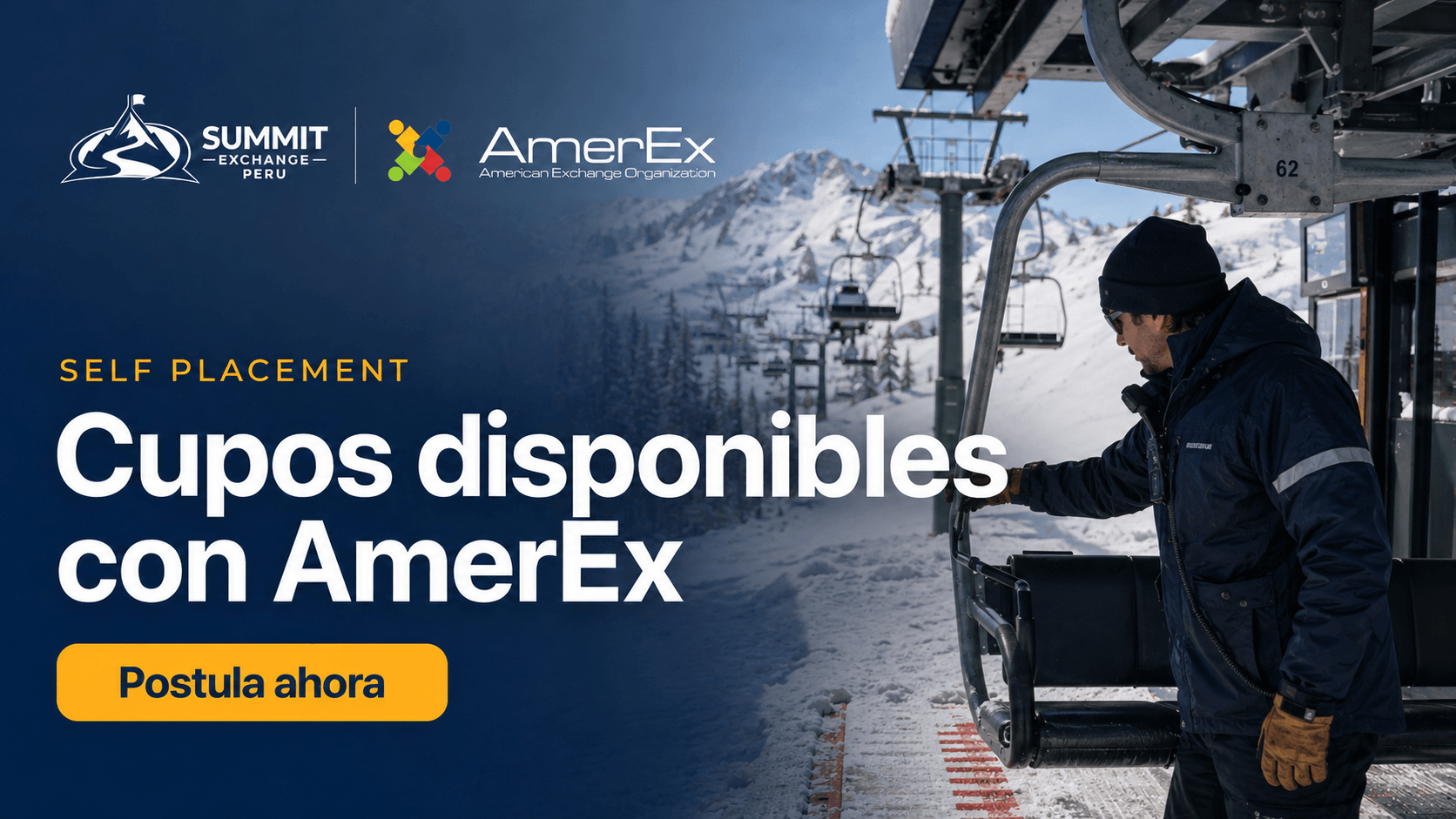 Cupos disponibles para Self Placement con AmerEx